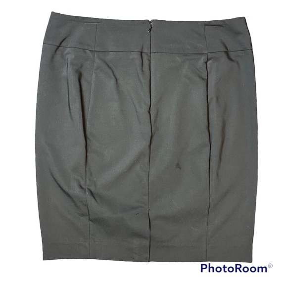 The Torie Skirt black midi skirt with zip back size 12 - Picture 2 of 6